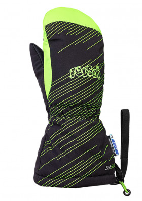 Dětské rukavice Reusch Maxi R-TEX® XT Mitten black/green gecko